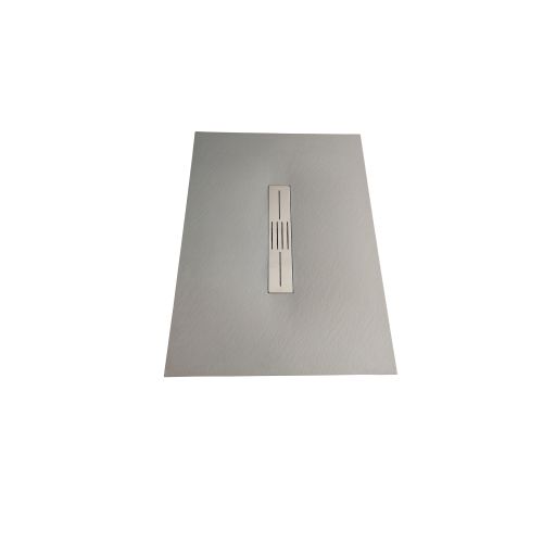 Vágható SMC zuhanypohár 170x80cm fehér kő megjelenés