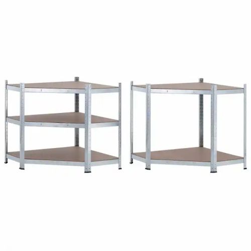 Kutni teški regal cink 77x77x40x40x41xV180 cm