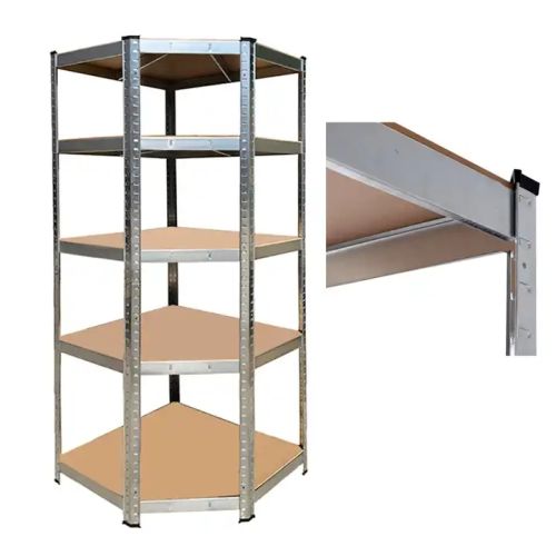 Kutni teški regal cink 77x77x40x40x41xV180 cm