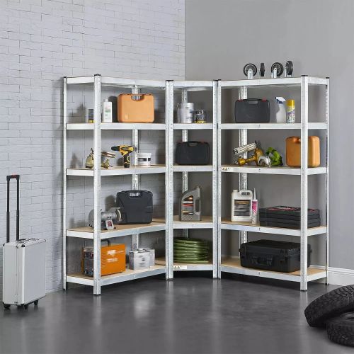 Kutni teški regal cink 77x77x40x40x41xV180 cm