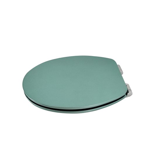 WC ülőke MDF-FÁS színes SOFTCLOSE zöld csillogó dizájnnal