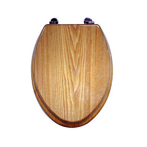 WC sjedalo drvo dekoracija svijetlo