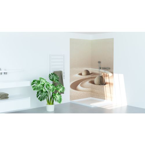 SANOWALL STEINE-SAND RECHTS Wandverkleidung 125x250x,03cm