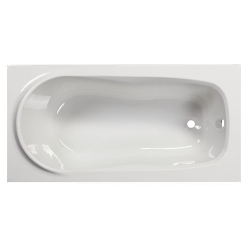 Sanotechnik - Kada u obliku tijela ALBA, 140x70cm, bijela