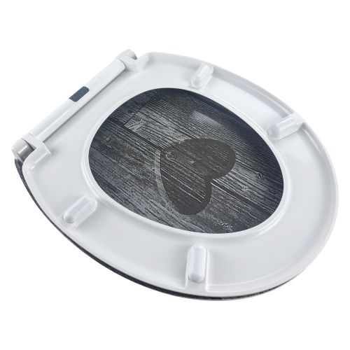 Sanotechnik - WC sedež Duroplast s soft close - Holzherz