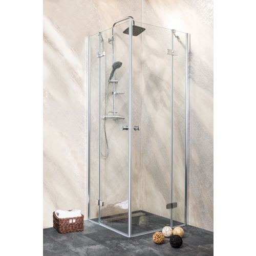 Nihajna vrata levo za tuš kabino 85-87x195cm