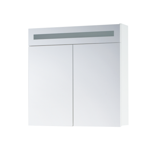 SWEET/FIORA 70cm omarica z ogledalom bela