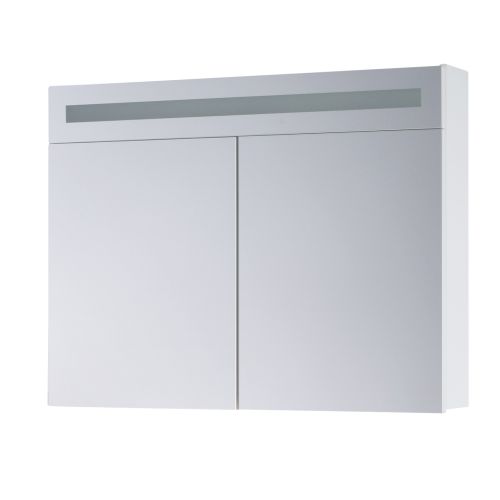 FIORA 90cm Spiegelschrank weiß