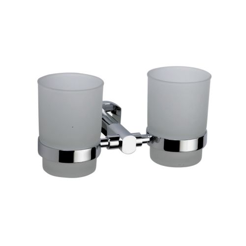 NICOLE Doppelglashalter chrom