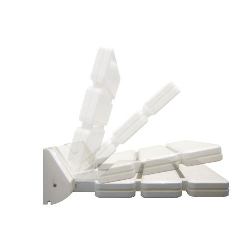 Bijela sklopiva tuš klupa 32x32,8 cm