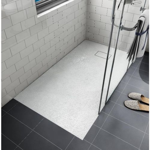 Schneidbare SMC Brausetasse 80x80cm weiß