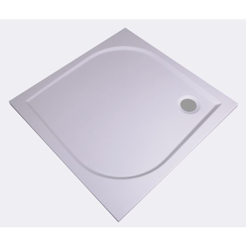 Eck-Brausetasse ANETA weiß 100x100cm