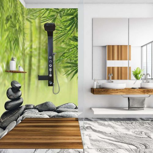 Tuš masažni panel IBIZA crni
