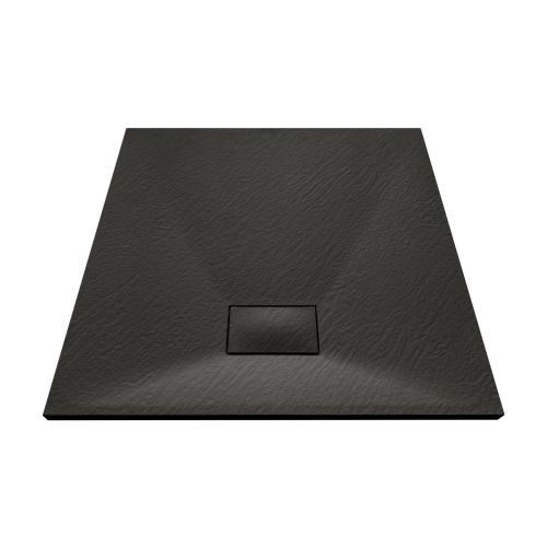 Vágható SMC zuhanypohár 90x90cm fekete