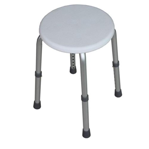 Kupaonska klupa okrugla bijela cm