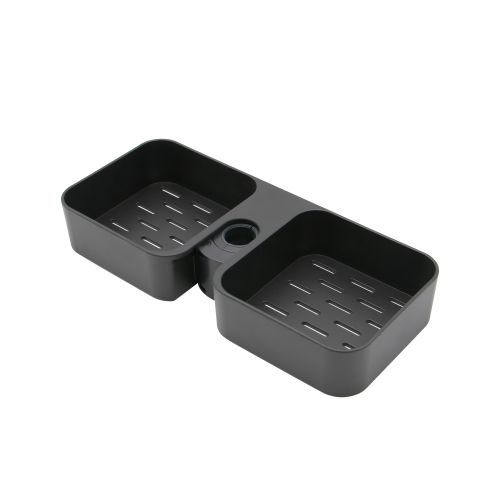 Crni mat držač za sapun za tuš šipke promjera 19;22;25mm