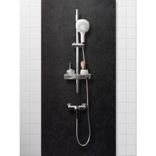 Seifenhalter chrome f. Duschstangen Durchm. 19;22;25mm