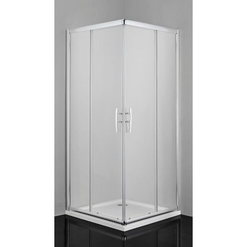 Sarokzuhany tolóajtók PRO-LINE, króm 78,5-80x200