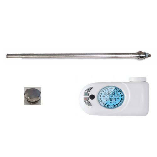 Heizstab 300W mit digital Thermostat weiß