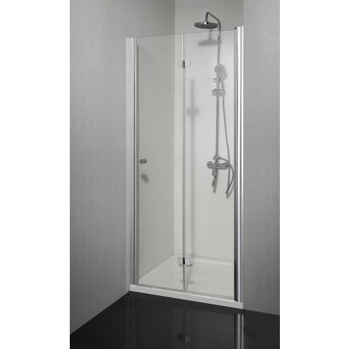 Falttüre f.DK, chrom 87-89x195cm