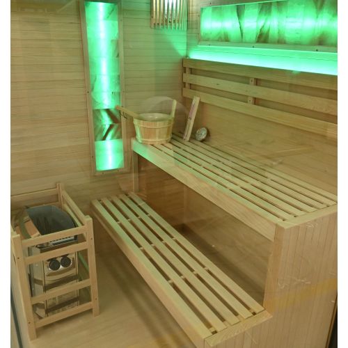 Sanotechnik - LUXOR 2 solna savna za 3 osebe 150x140x190 cm