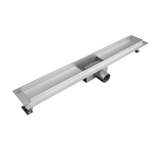 Tuš kanaleta 70cm inox krom videz