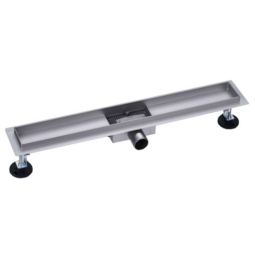 Tuš kanaleta 70cm inox krom videz