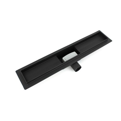 Tuš kanalica 60 cm Nirosta Crna Optika