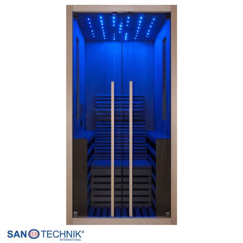 Sanotechnik - CARBON 1 Infrarotkabine für 1 Person 100x130x195 cm