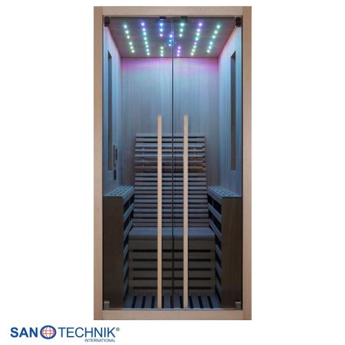 Sanotechnik - CARBON 1 Infrarotkabine für 1 Person 100x130x195 cm