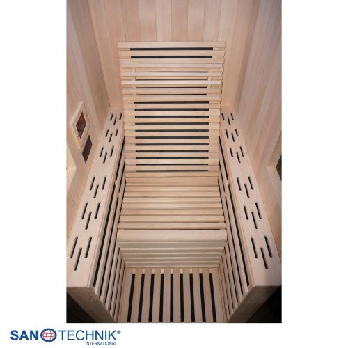 Sanotechnik - CARBON 1 Infrarotkabine für 1 Person 100x130x195 cm
