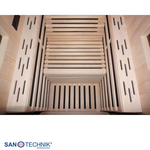 Sanotechnik - CARBON 1 Infrarotkabine für 1 Person 100x130x195 cm