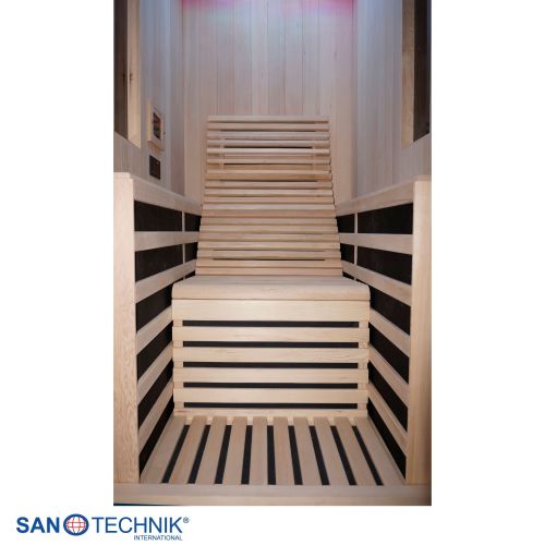 Sanotechnik - CARBON 1 Infrarotkabine für 1 Person 100x130x195 cm