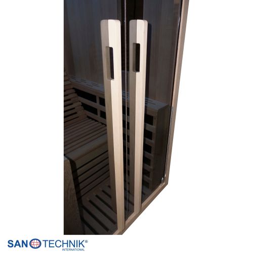 Sanotechnik - CARBON 1 Infrarotkabine für 1 Person 100x130x195 cm