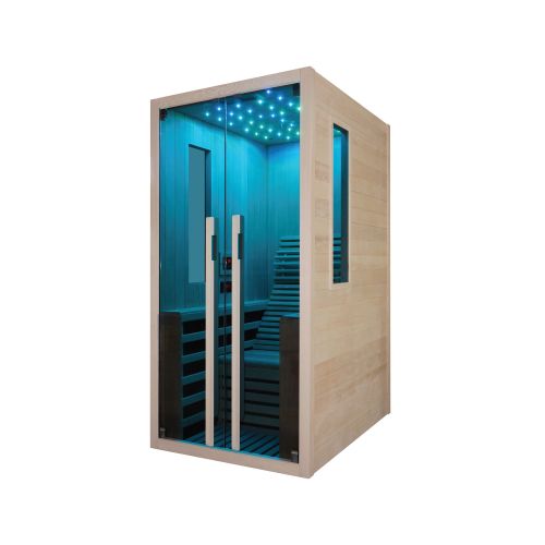 Sanotechnik - CARBON 1 Infrarotkabine für 1 Person 100x130x195 cm