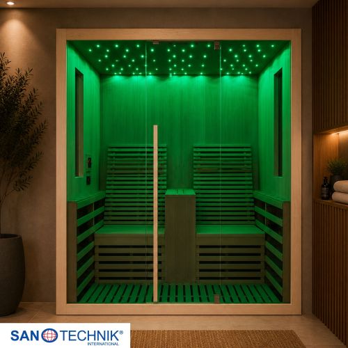 Sanotechnik - CARBON 2 infrardeča kabina 2 osebi 180x150x195 cm