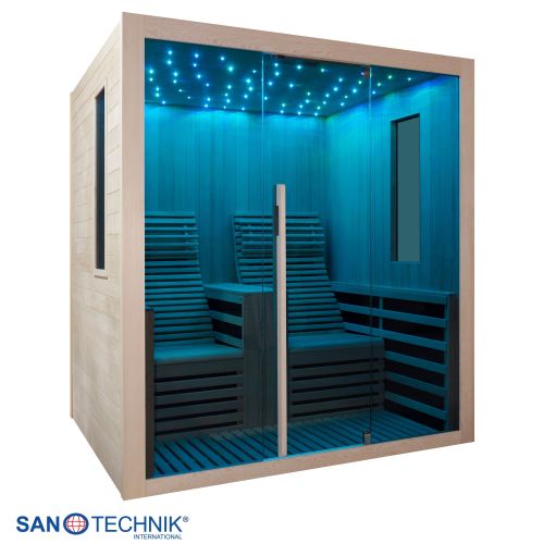 Sanotechnik - CARBON 2 infrardeča kabina 2 osebi 180x150x195 cm