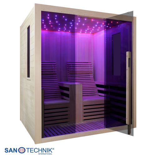 Sanotechnik - CARBON 2 infrardeča kabina 2 osebi 180x150x195 cm