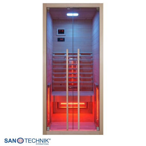 Sanotechnik - RUBY 1 Infrarotkabine für 1 Person 90x100x195 cm