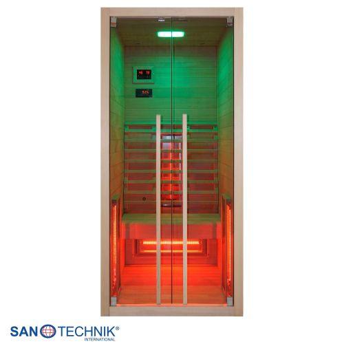 Sanotechnik - RUBY 1 Infrarotkabine für 1 Person 90x100x195 cm