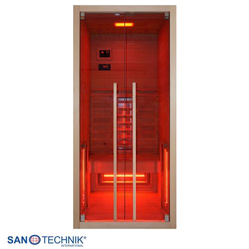 Sanotechnik - RUBY 1 Infrarotkabine für 1 Person 90x100x195 cm