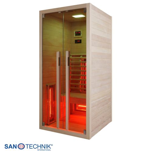 Sanotechnik - RUBY 1 Infrarotkabine für 1 Person 90x100x195 cm