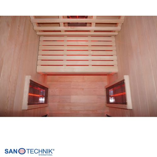 Sanotechnik - RUBY 1 Infrarotkabine für 1 Person 90x100x195 cm