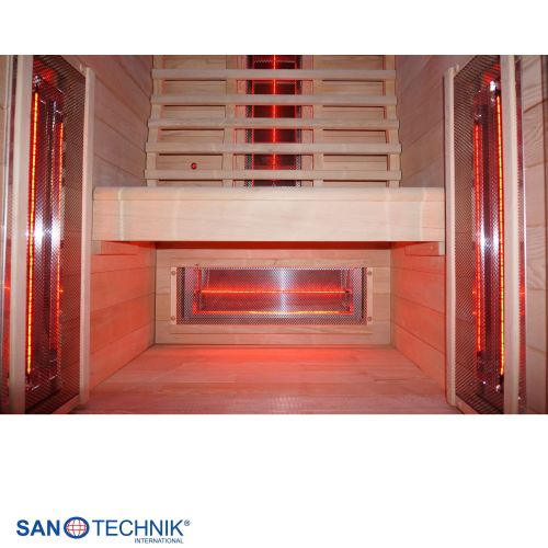 Sanotechnik - RUBY 1 Infrarotkabine für 1 Person 90x100x195 cm