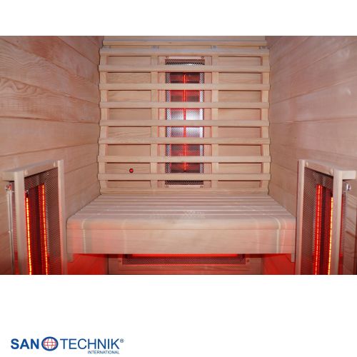 Sanotechnik - RUBY 1 Infrarotkabine für 1 Person 90x100x195 cm