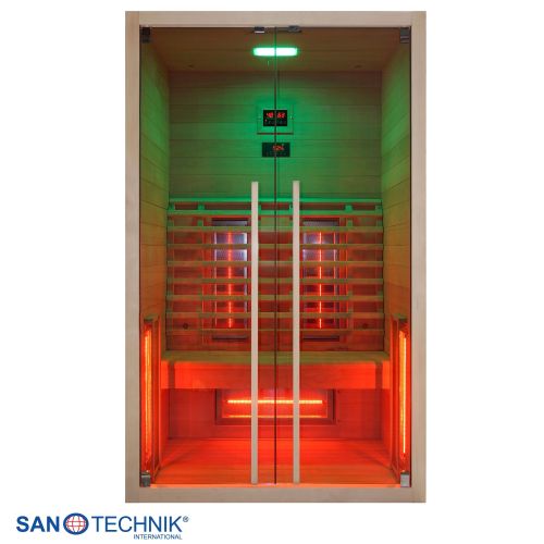 Sanotechnik - RUBY 2 Infrarotkabine für 2 Personen 120x100x195 cm