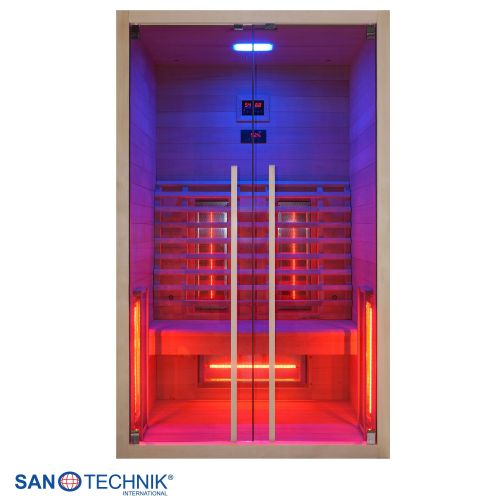 Sanotechnik - RUBY 2 Infrarotkabine für 2 Personen 120x100x195 cm
