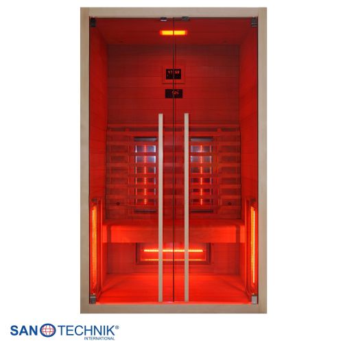 Sanotechnik - RUBY 2 Infrarotkabine für 2 Personen 120x100x195 cm
