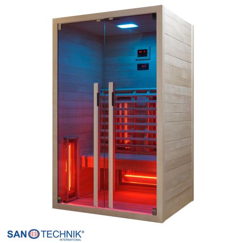 Sanotechnik - RUBY 2 Infrarotkabine für 2 Personen 120x100x195 cm