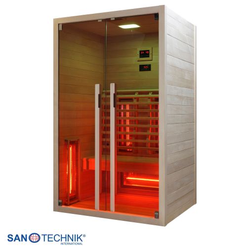 Sanotechnik - RUBY 2 Infrarotkabine für 2 Personen 120x100x195 cm